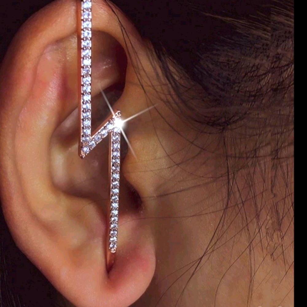 Ear Wrap Crawler Zirconia Hook.